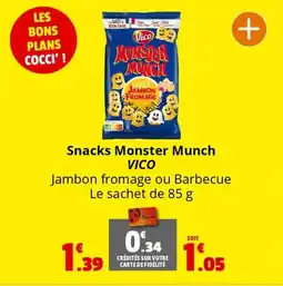 Coccimarket Snacks monster munch vico offre