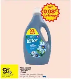 Carrefour Drive Lenor - adoucissant offre