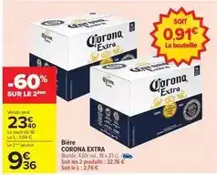 Carrefour Drive Corona - bière offre
