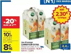 Carrefour Drive Carrefour - jus d'orange extra offre