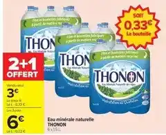 Carrefour Drive Thonon - eau minérale naturelle offre