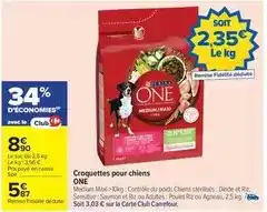 Carrefour Drive Carrefour - croquettes pour chiens offre