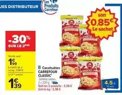 Carrefour Drive Carrefour - cacahuètes classic offre