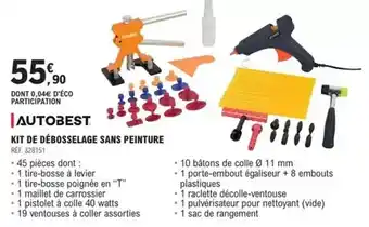 E.Leclerc L'Auto Autobest - kit de débosselage sans peinture offre