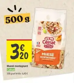 Les Comptoirs de la Bio Muesli montagnar offre