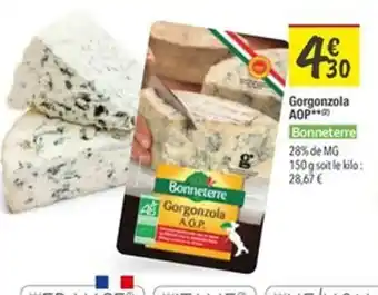 Les Comptoirs de la Bio BONNETERRE Gorgonzola AOP offre
