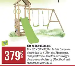Bricorama Aire de jeux offre