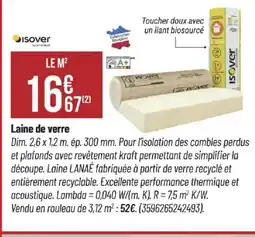 Bricorama Laine de verre offre