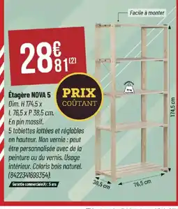 Bricorama Étagère NOVA 5 offre