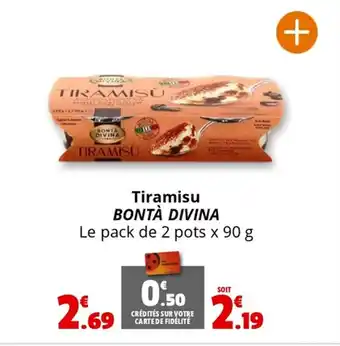 Coccimarket Tiramisu bontà divina offre