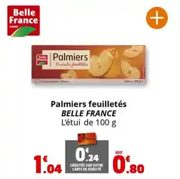 Coccimarket Palmiers feuilletés belle france offre