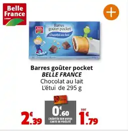 Coccimarket Barres gouter pocket Belle France offre