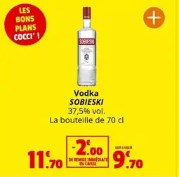 Coccinelle Express Vodka SOBIESKI offre