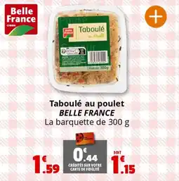 Coccinelle Express Taboulé au poulet belle france offre