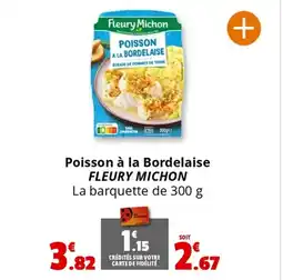 Coccinelle Express Poisson à la bordelaise fleury michon offre