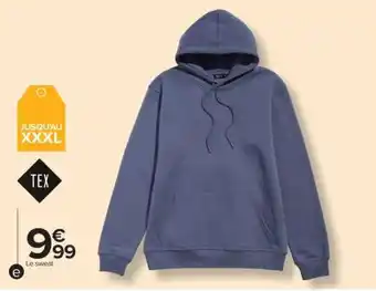 Carrefour Le sweat offre