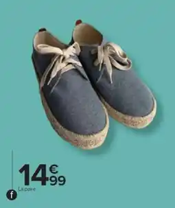 Carrefour Espadrilles offre