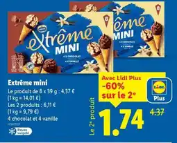 Lidl Extrême mini offre