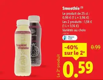 Lidl Smoothie offre