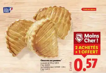 Lidl Chausson aux pommes offre