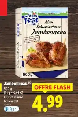 Lidl Jambonneau offre