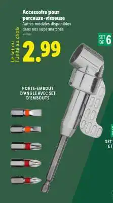 Lidl Accessoire pour perceuse-visseuse offre