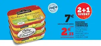 Super U sardines genereuses offre