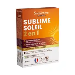 Carrefour SANTAROME Gamme Sublime Soleil 2 en 1 offre