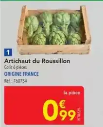 METRO Artichaut du roussillon offre