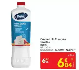 METRO Debic - crème u.h.t. sucrée vanillée offre