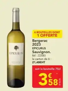 METRO Epicurus sauvignon offre