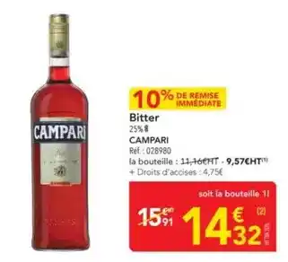 METRO Campari - bitter offre