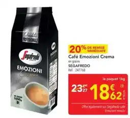 METRO Segafredo - café emozioni crema offre
