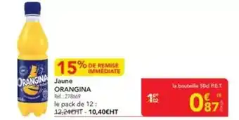 METRO Orangina - jaune offre