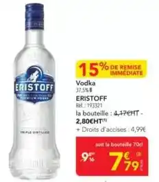 METRO Eristoff - vodka offre