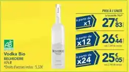 METRO Vodka bio offre