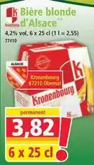 Norma Kronenbourg - bière blonde d'alsace offre
