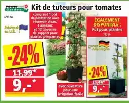 Norma Plantation - kit de tuteurs pour tomates offre
