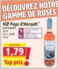 Norma Igp pays d'hérault offre