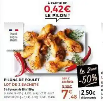 Thiriet Pilons de poulet offre