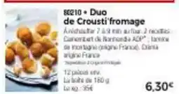 Thiriet Duo de croustifromage offre
