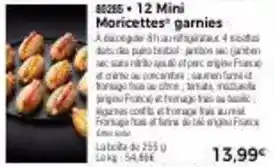 Thiriet 12 mini moricettes garnies offre
