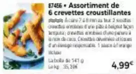 Thiriet Assortiment de 6 crevettes croustillantes offre