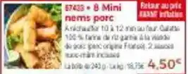 Thiriet 8 mini nems porc offre