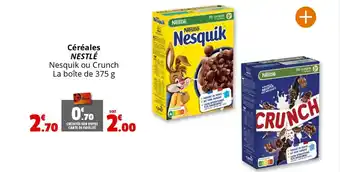 Coccinelle Express Céréales nestlé offre
