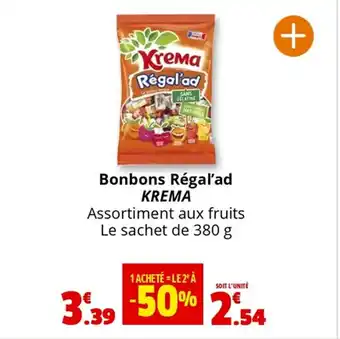 Coccinelle Express Bonbons régal'ad krema offre