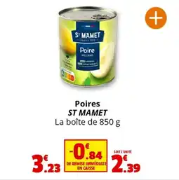 Coccinelle Express Poires st mamet offre