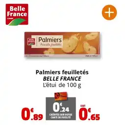 Coccinelle Express Palmiers feuilletés belle france offre