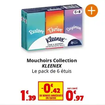 Coccinelle Express Mouchoirs collection kleenex offre
