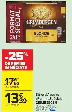 Carrefour Market Grimbergen - bière d'abbaye offre